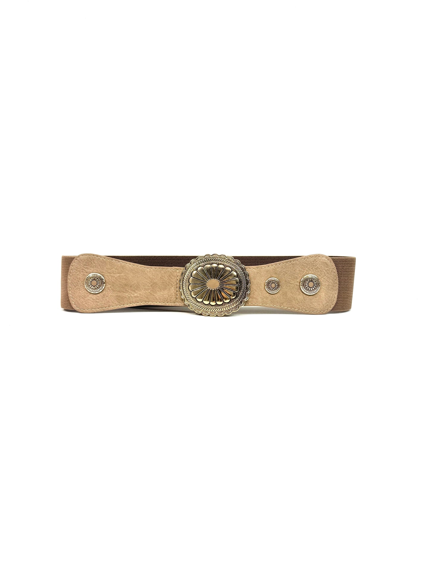 Ceinture bohème à boucle travaillée élastique
