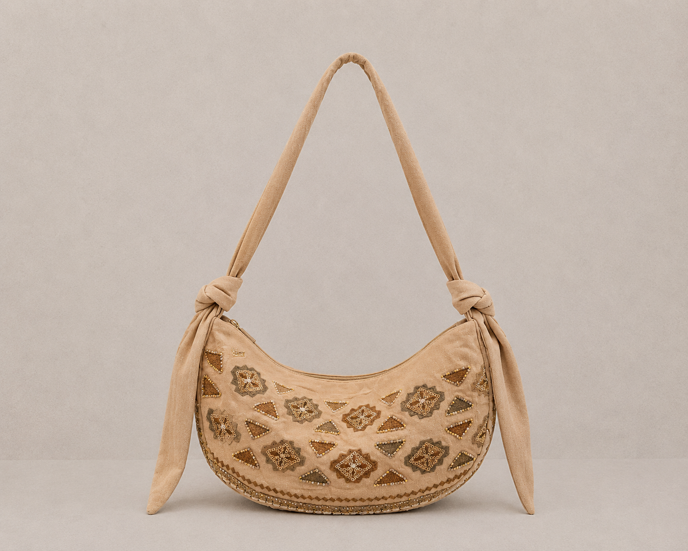 Sac banane besace bohème travaillé gypset