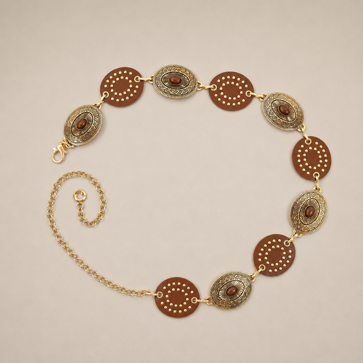Ceinture bijou à ornements sablés