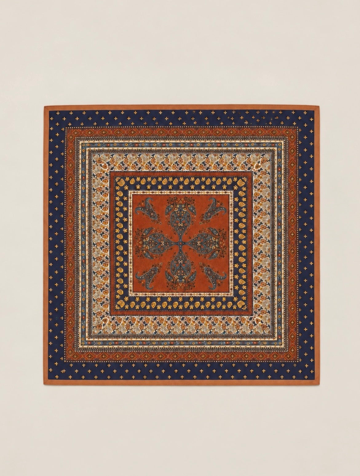 Foulard carré fin patchwork - LOÏS