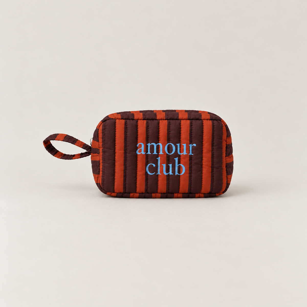 Trousse matelassée réversible - AMOUR CLUB