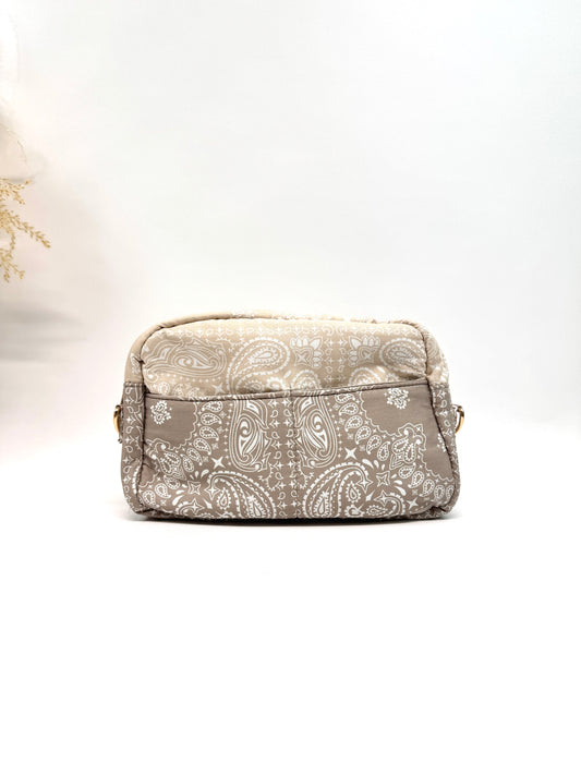 Sac coton style bandana bicolore