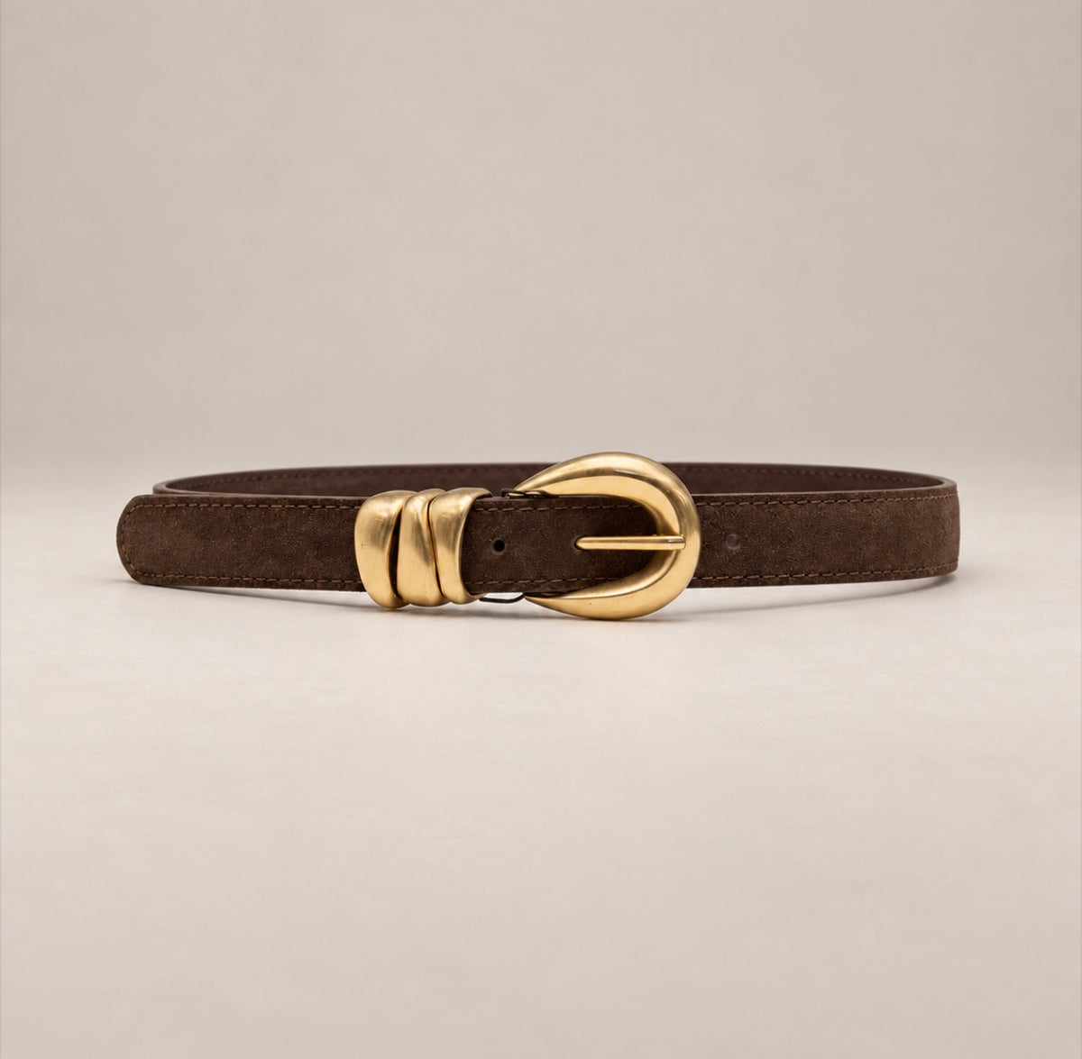 Ceinture en daim bijou organique - GIULA