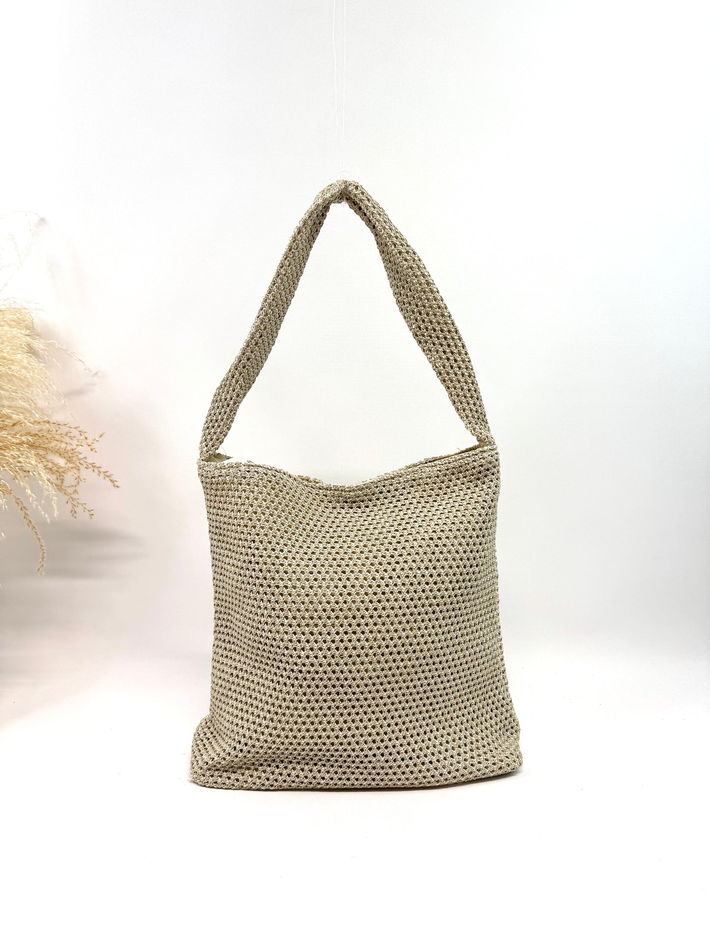 Sac cabas bohème chic à texture tressée
