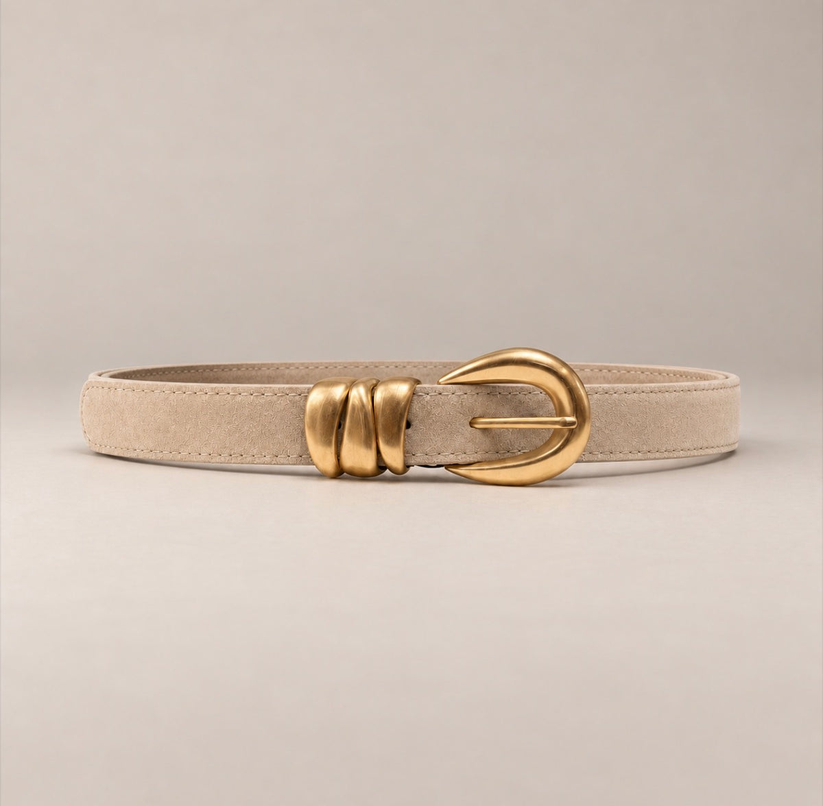 Ceinture en daim bijou organique - GIULA