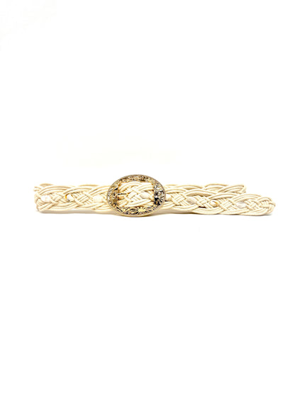 Ceinture en coton large macramé