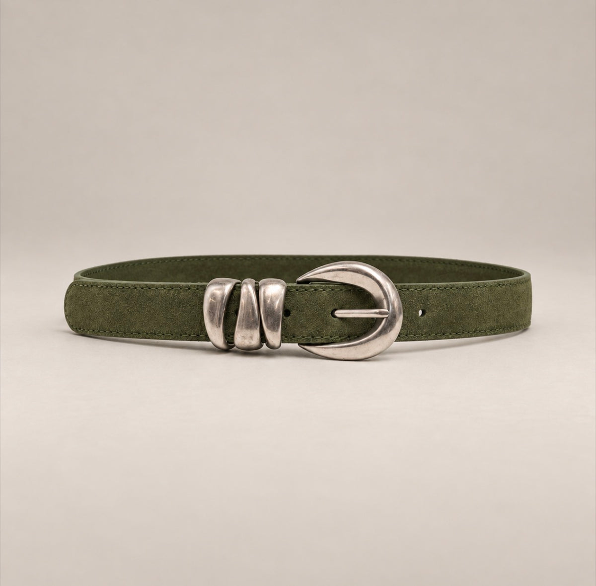Ceinture en daim bijou organique - GIULA