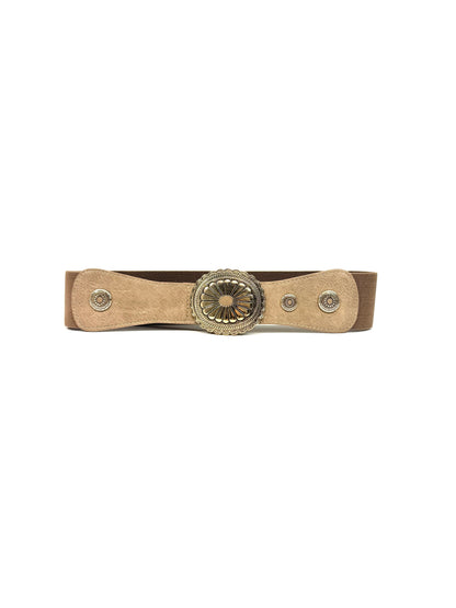 Ceinture bohème à boucle travaillée élastique