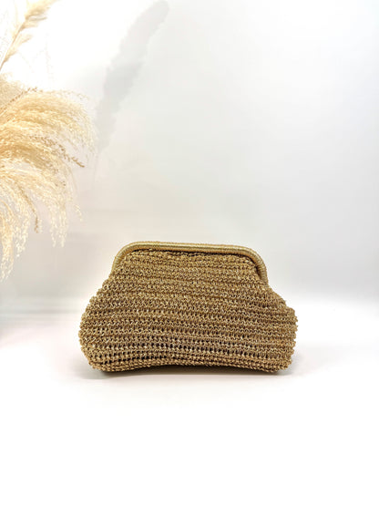 Sac bourse maille tressée