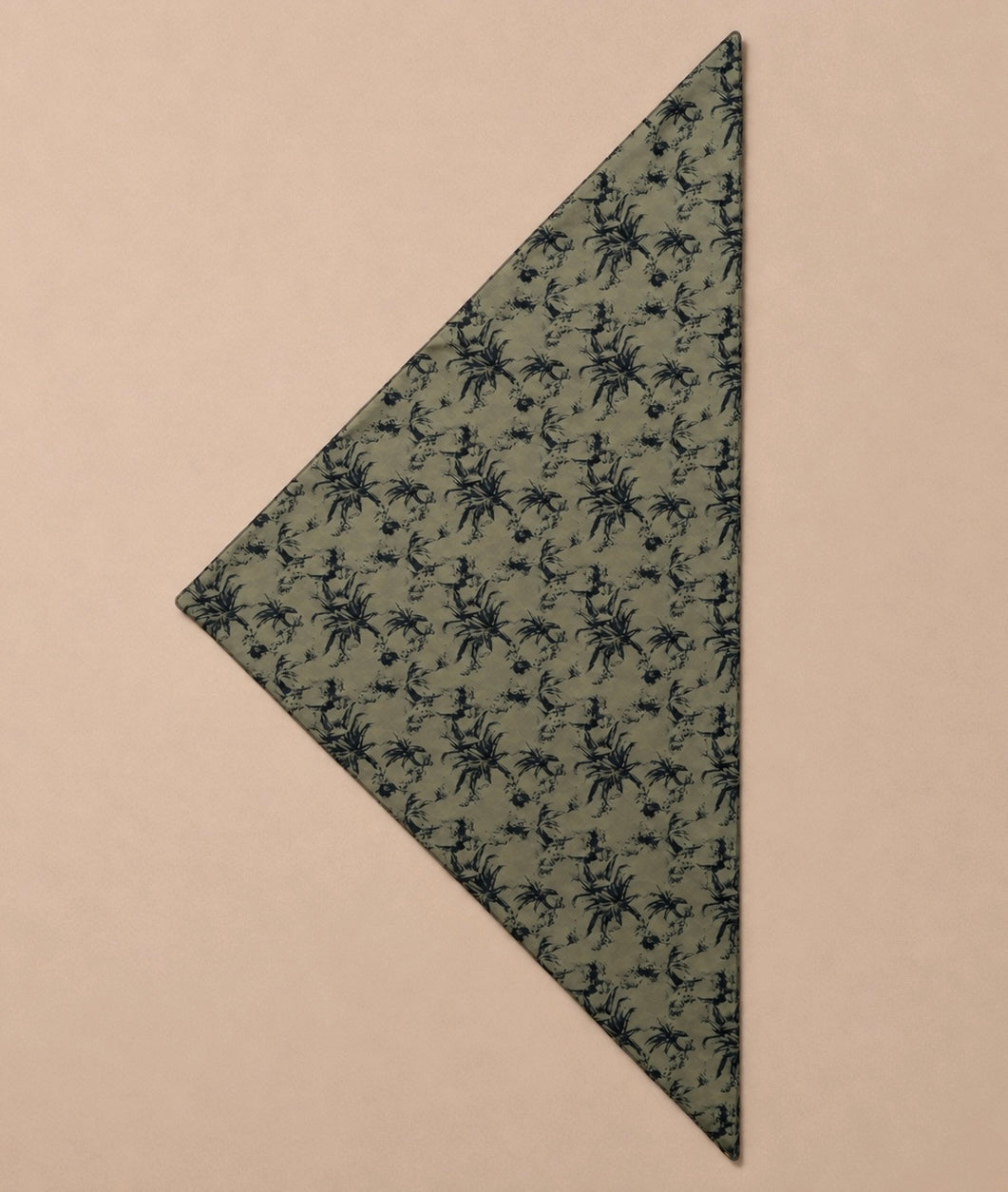 Création triangle double face réversible kaki