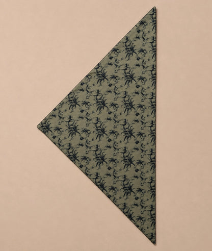Création triangle double face réversible kaki