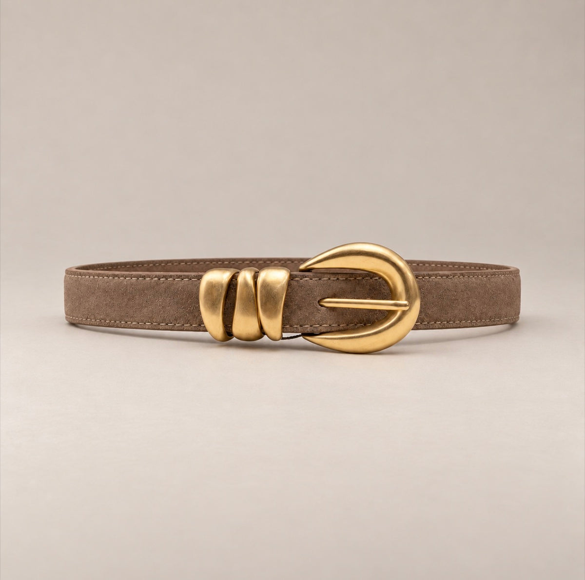 Ceinture en daim bijou organique - GIULA