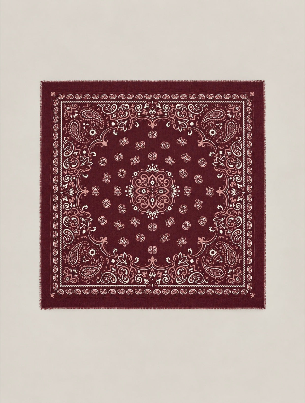 Foulard carré bandana chaud - OLIVIA