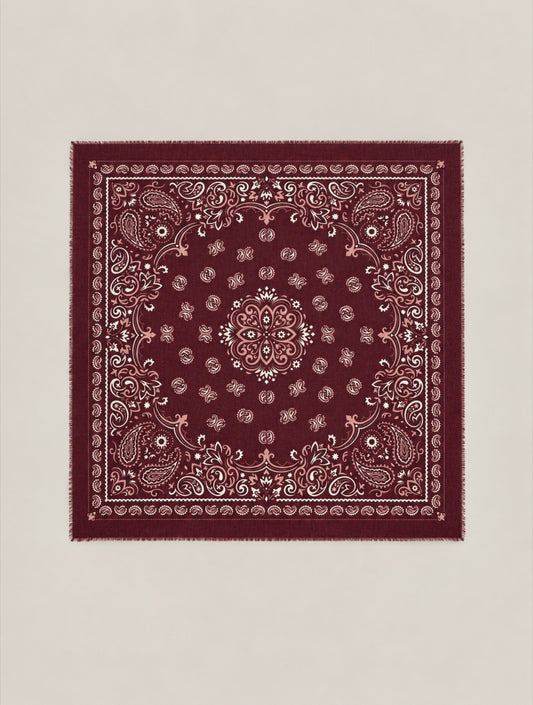 Foulard carré bandana chaud - OLIVIA