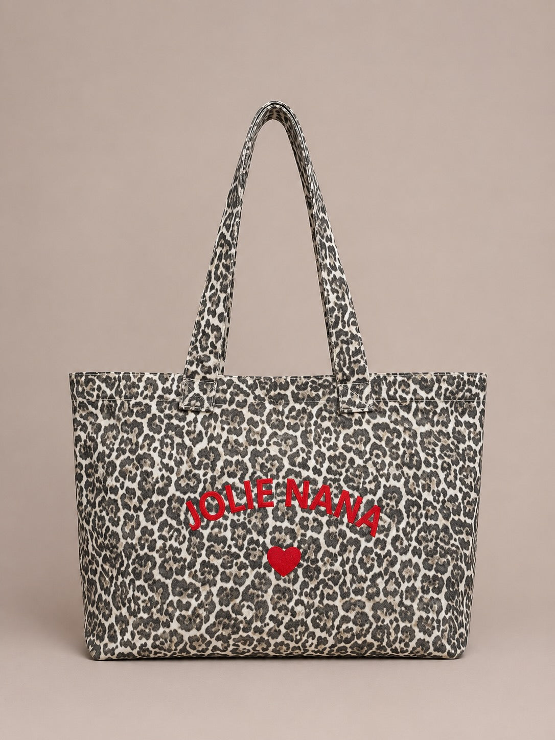 Sac tote bag en coton coeur de "Jolie Nana"