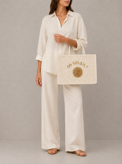 Le sac cabas signature "Oh soleil !"