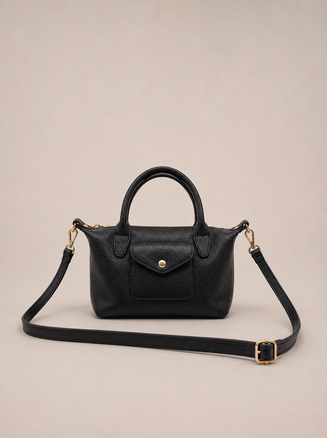 Sac en croûte de cuir Gabine