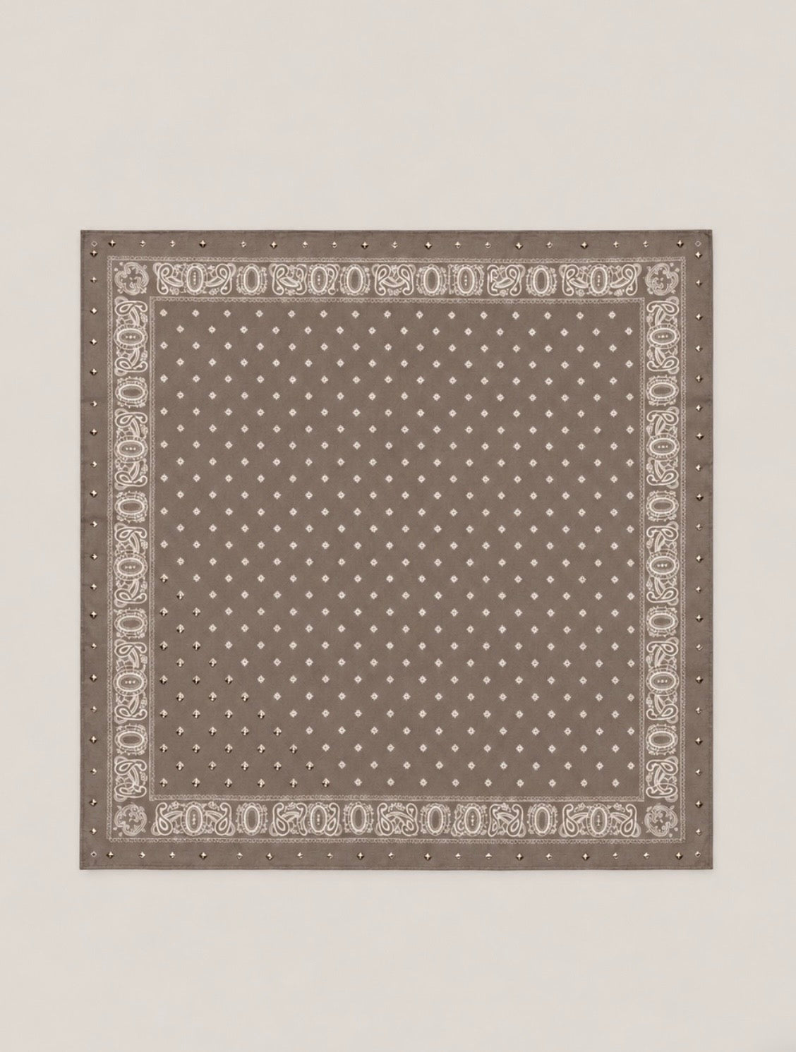 Foulard carré bandana à clous - JULIA