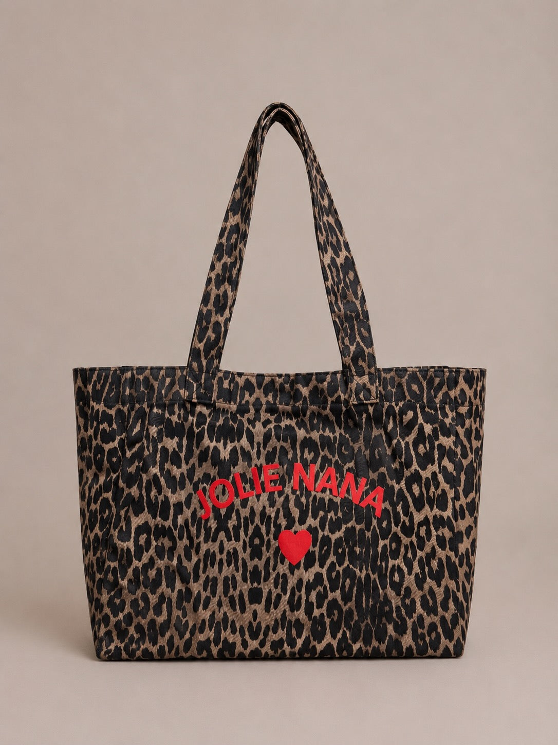 Sac tote bag en coton coeur de "Jolie Nana"