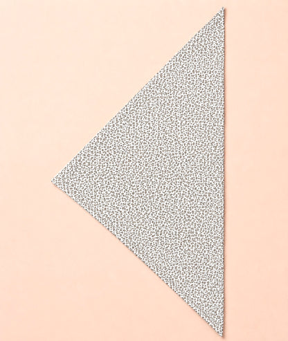 Création triangle double face réversible beige