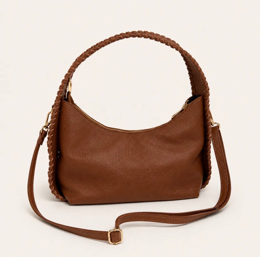 Sac en cuir porté épaule tressé - MIA