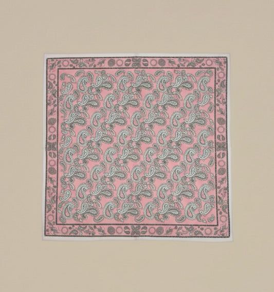 Carré en coton imprimé bandana