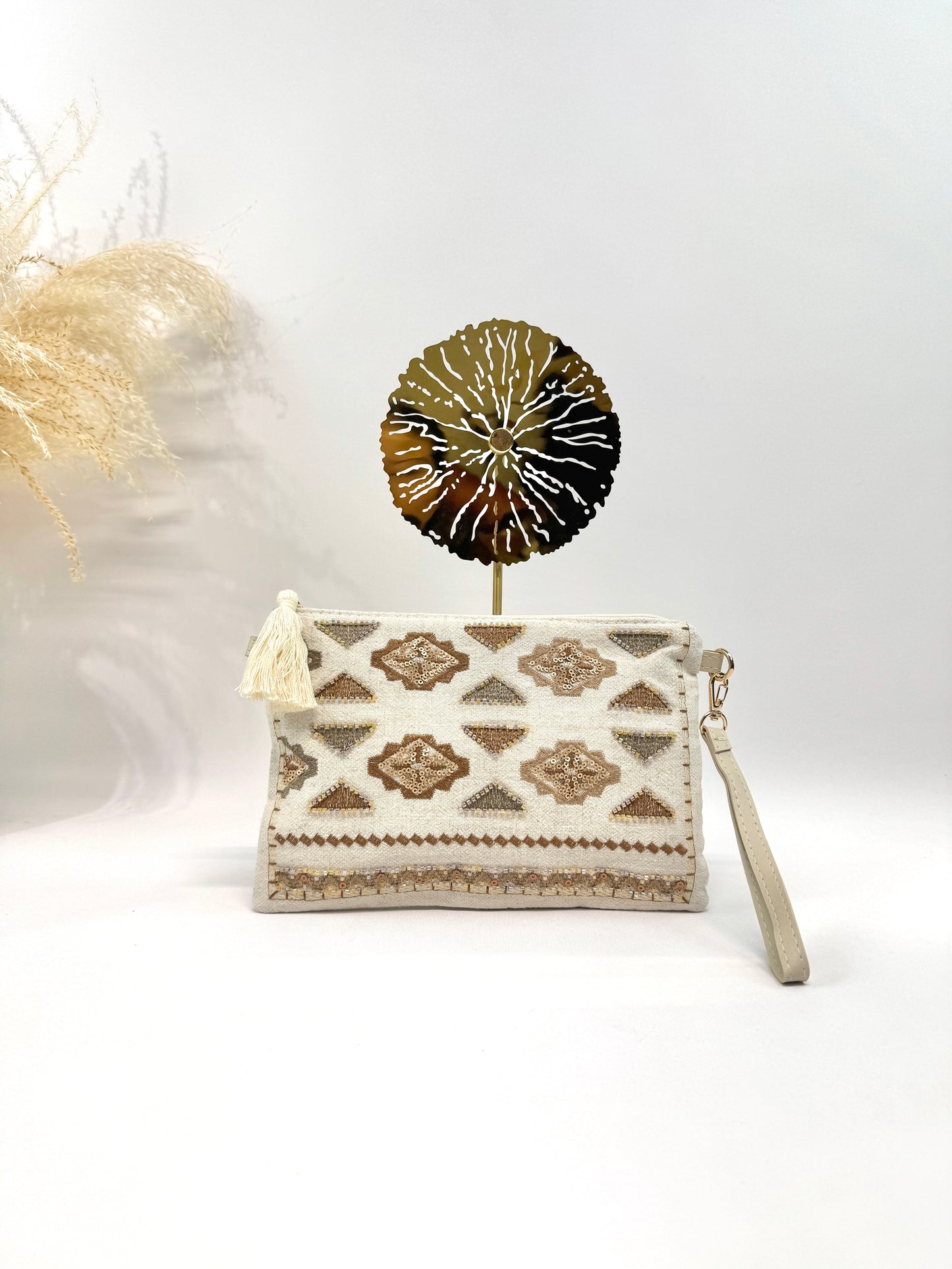Sac pochette bohème travaillé gypset