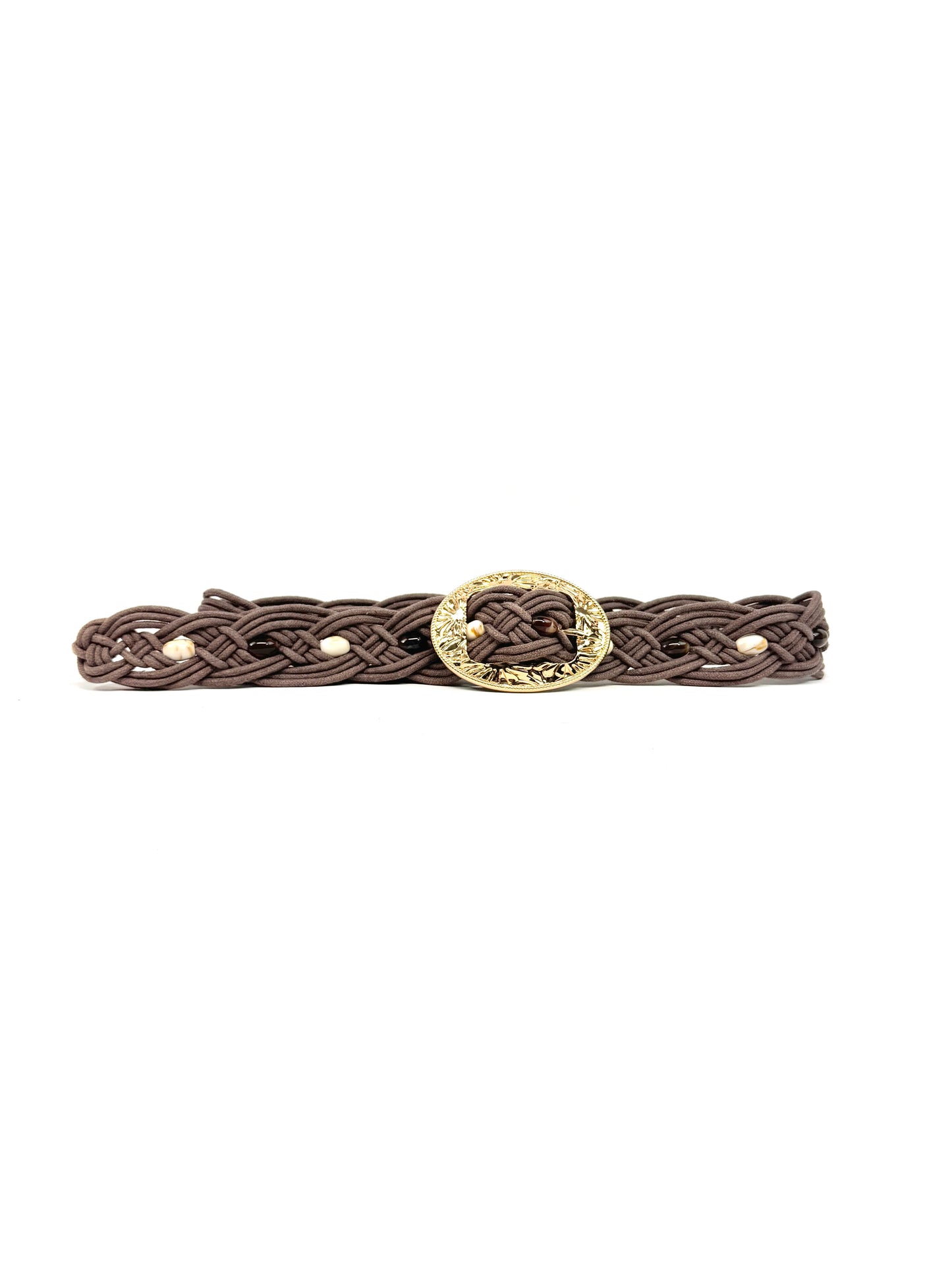 Ceinture en coton large macramé
