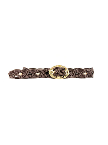 Ceinture en coton large macramé