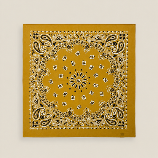Carré en coton imprimé bandana