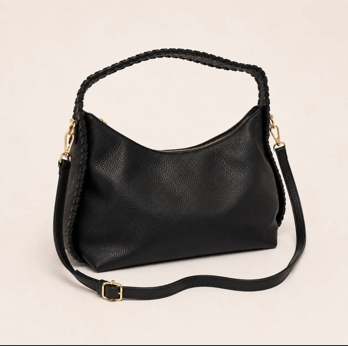 Sac en cuir porté épaule tressé - MIA