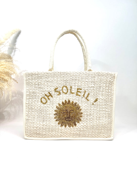 Le sac cabas signature "Oh soleil !"