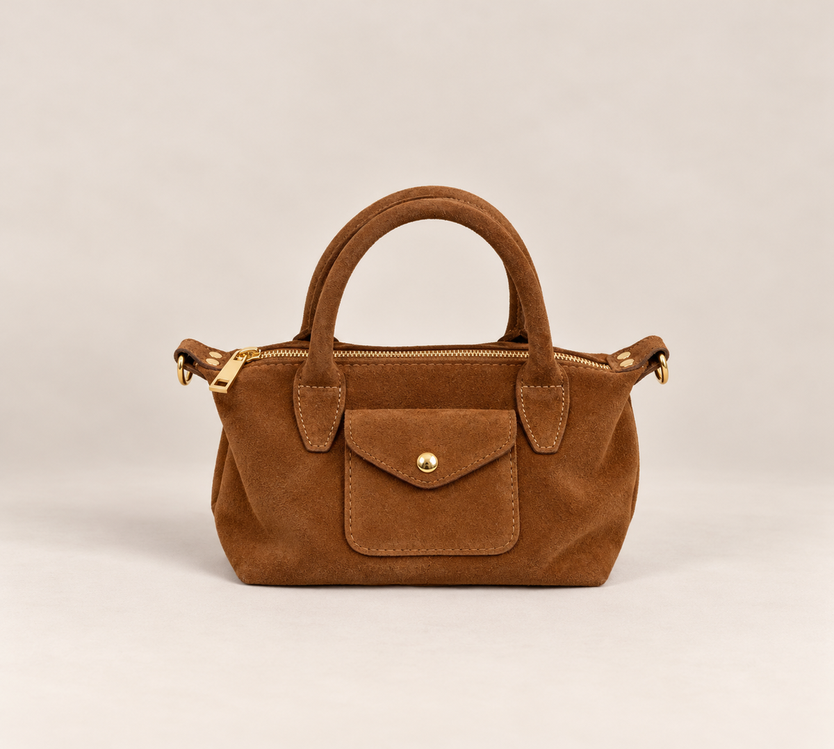 Sac à main en cuir suédine – ELLIE