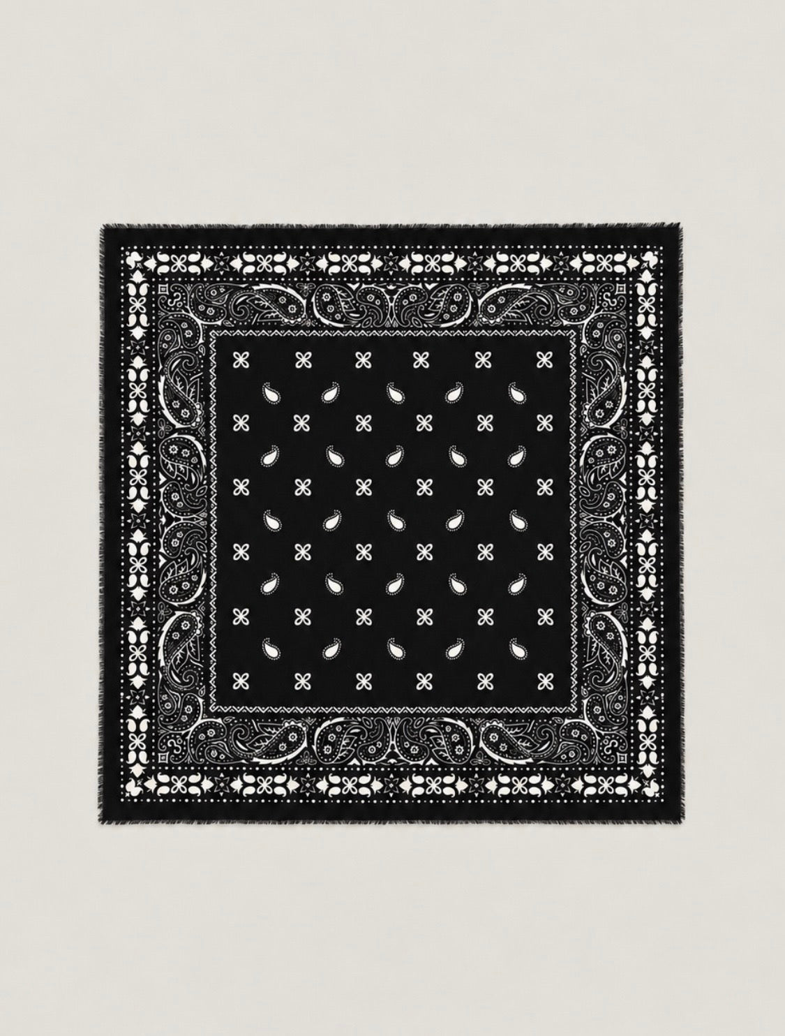 Foulard carré bandana chaud - PRUNE