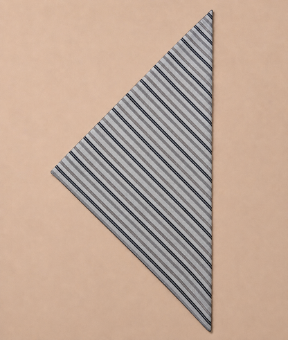 Création triangle double face réversible beige/taupe