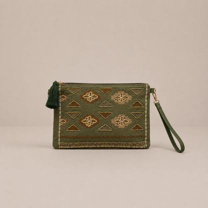 Sac pochette bohème travaillé gypset