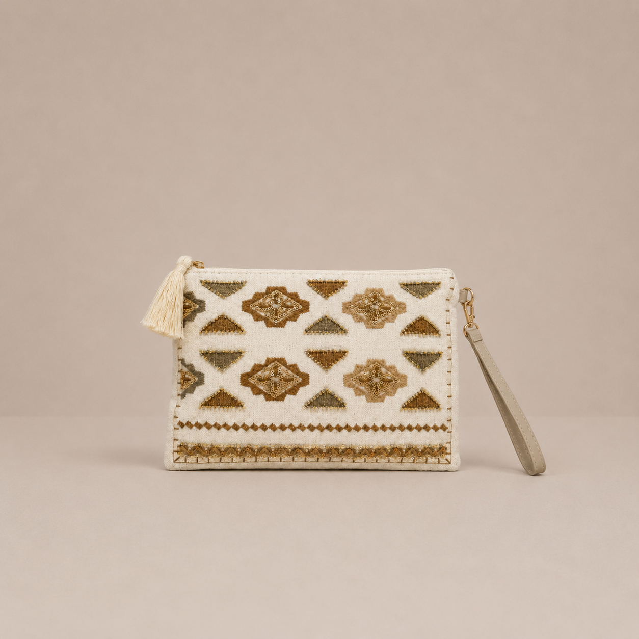 Sac pochette bohème travaillé gypset