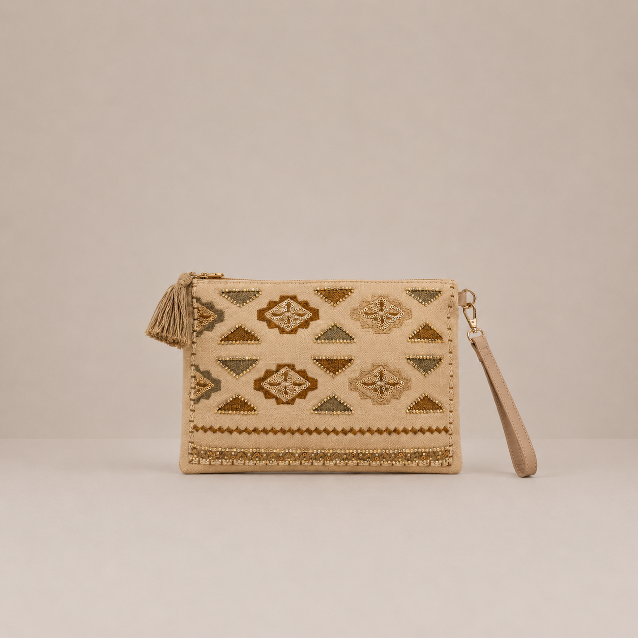 Sac pochette bohème travaillé gypset