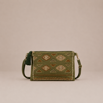 Sac pochette bohème travaillé gypset