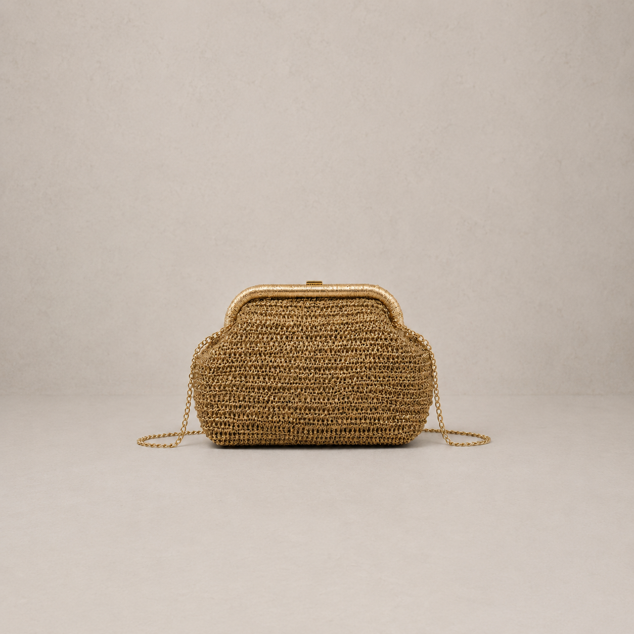 Sac bourse maille tressée