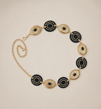 Ceinture bijou à ornements sablés