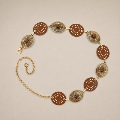 Ceinture bijou à ornements sablés
