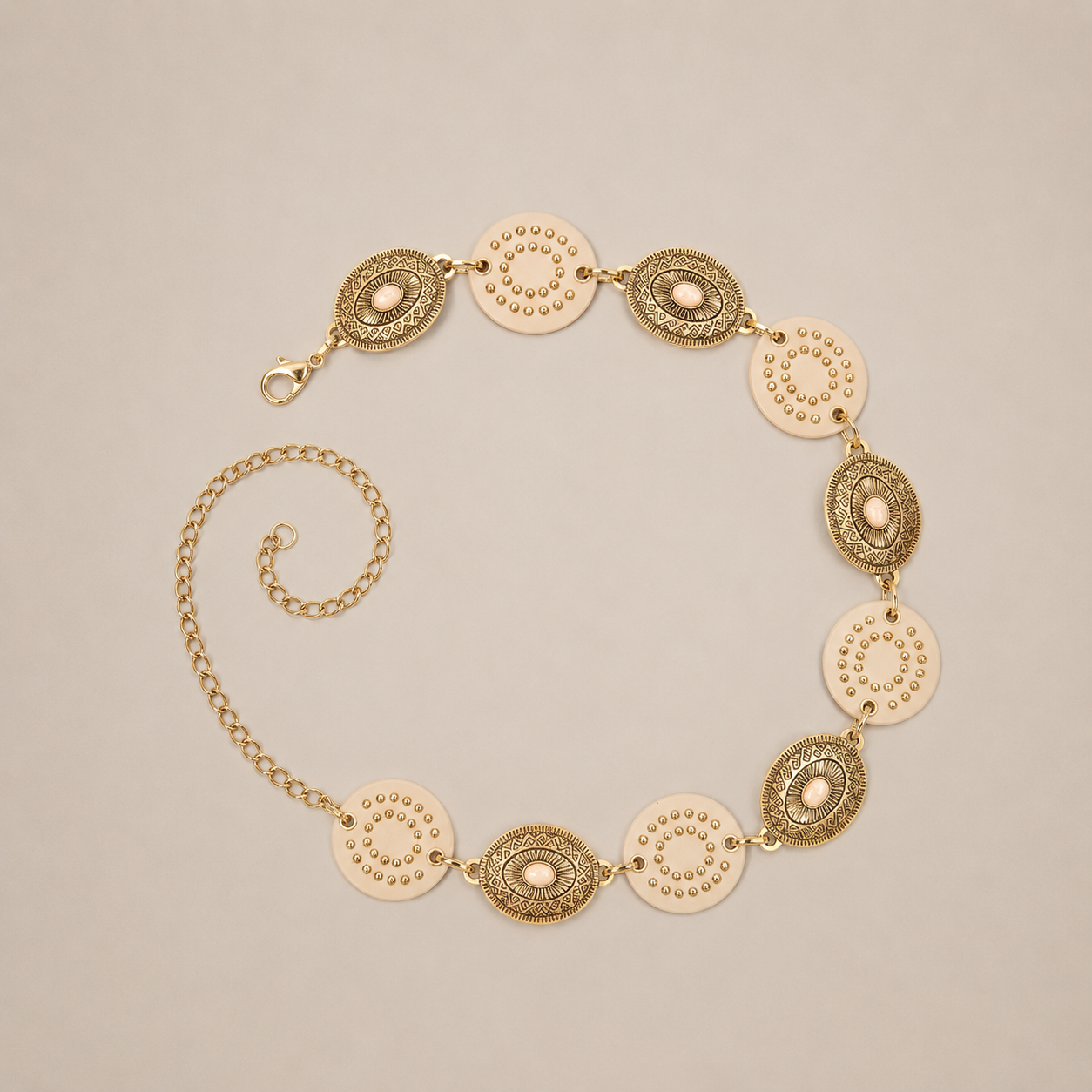 Ceinture bijou à ornements sablés