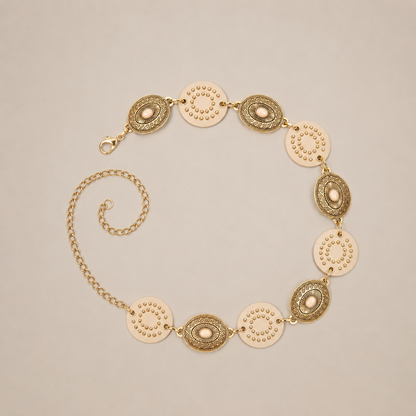 Ceinture bijou à ornements sablés