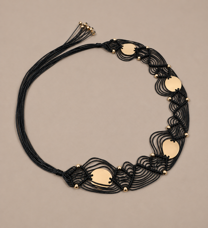 Ceinture bijou macramé