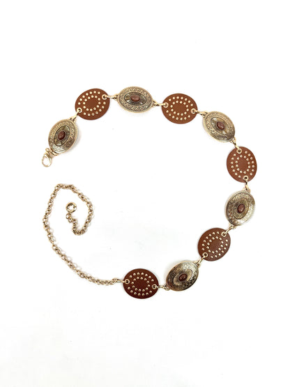 Ceinture bijou à ornements sablés