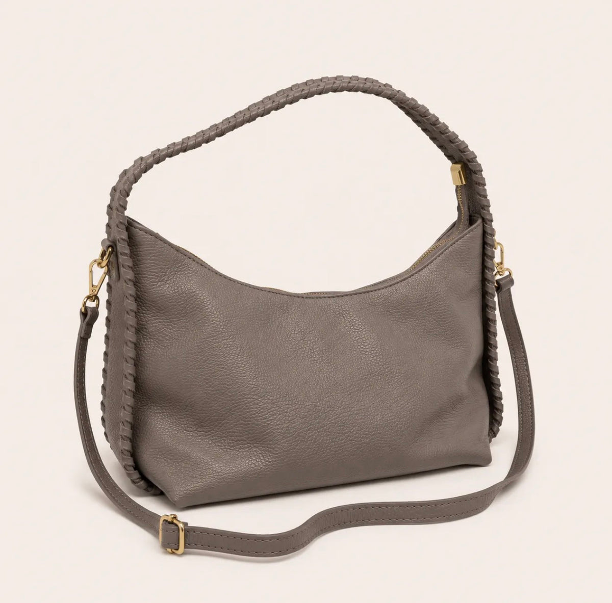 Sac en cuir porté épaule tressé - MIA