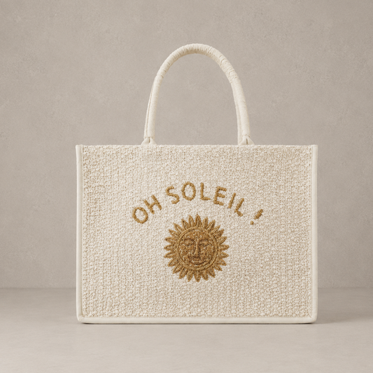 Le sac cabas signature "Oh soleil !"