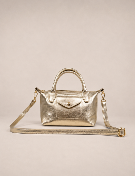 Sac en croûte de cuir Gabine