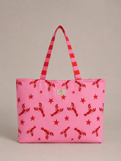 Sac cabas matelassé réversible "Soleil" vibrant